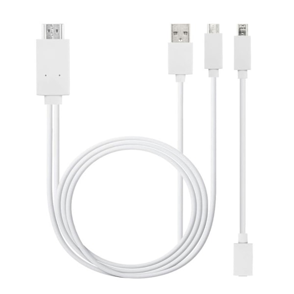 Digital AV-lösning, Lightning till HDMI-kabel för sömlös iPhone HDMI-utgång, 1080P HD-skärm för underhållning och arbete, bred kompatibilitet med