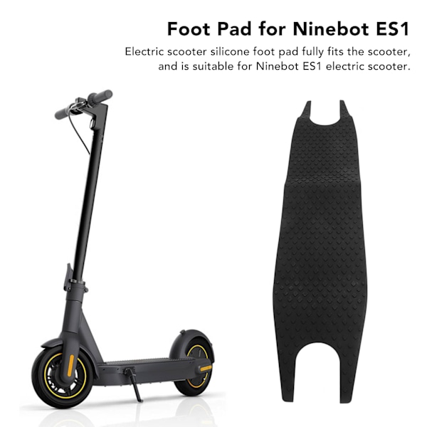 Elektrisk Scooter Silikone Fodpude Fodmåtte Klistermærke Klæbende Pedal Dæksel Pad Udskiftning Del til Ninebot ES1