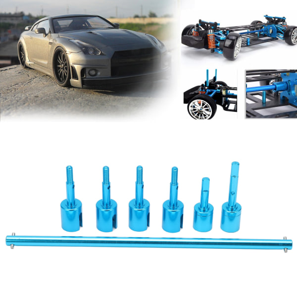 Propeller Joint Shaft Set Aluminum Alloy RC Car Upgrade Parts Accessories for Tamiya TT01