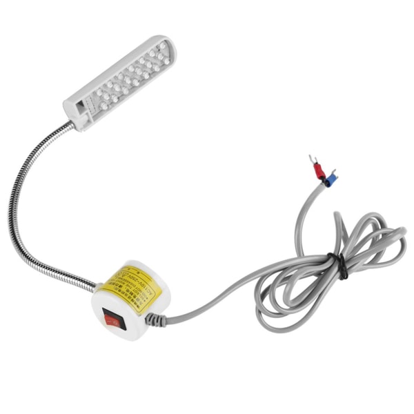 110V-250V LED-arbejdslampe til symaskine, justerbar magnetisk sokkel, lampedel (#13)