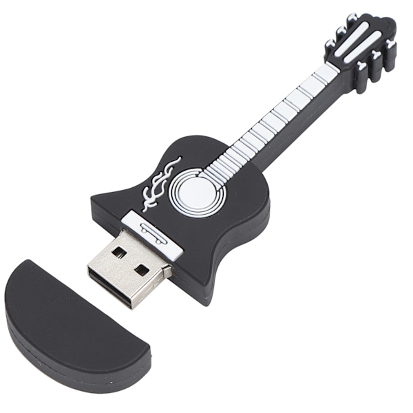 Kreativ Gitarrformad USB-minne, Lätt Att Använda Med Plug And Play-funktion, Premiumlagring För Viktiga Filer, 128GB USB 2.0 Musiknot