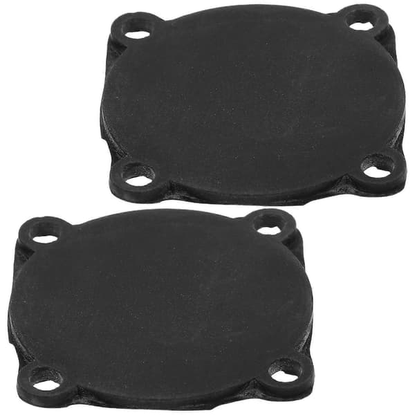 2 PCS Air Compressor Switch Pad Rubber Seals Turtle Shaped Cushion DIY Cutting Air Compressor Cylinder Head Rubber Seal Washers Black