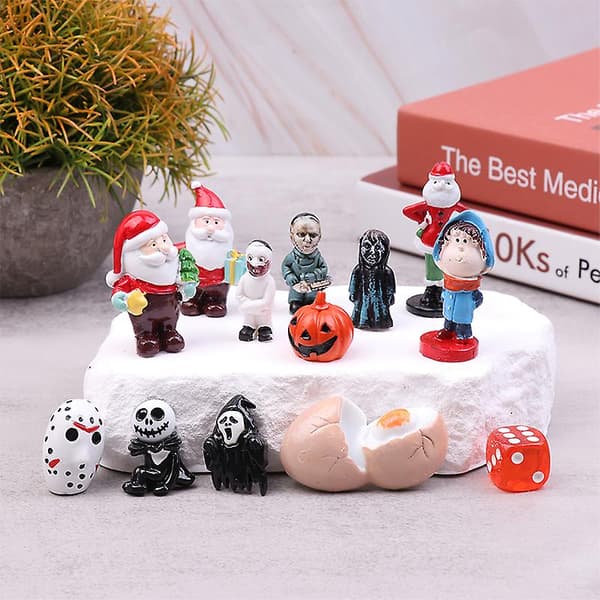 24 st Halloween Docka Advance Kalender Blind Box Present Nedräkningskalender Rum Leksak B