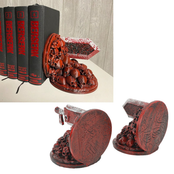 Dragon Bookends Vintage Resin Furious Dragon Slayer Bookends for Children Desk Decoration