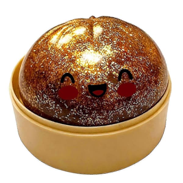 TOP Giant Glitter Dumpling Squishies Legetøj - Farverige Stressaflastende Fidget Sensorisk Håndlegetøj, Stressbolde til Børn & Voksne