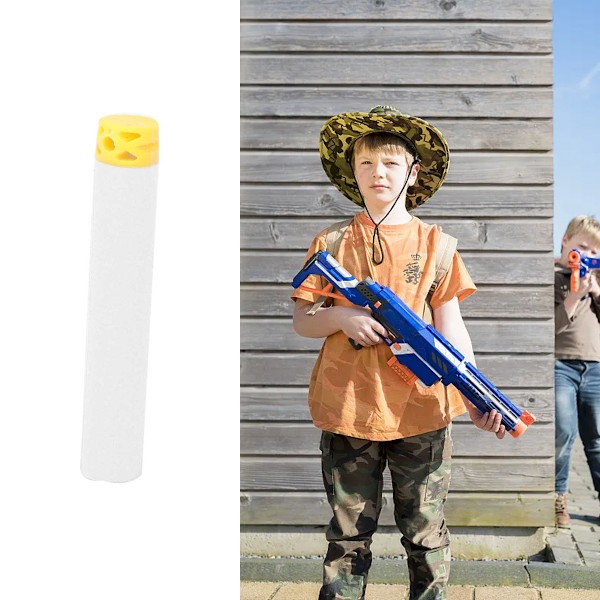 Kompatibla pilar för N-Strike Elite-serien, Universell kompletterande pil för Nerf-leksakstillbehör, Ihålig återstudsande boll Snabb attack Säker för