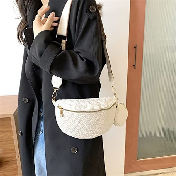 Tåliga Vattentäta Midjeväskor, Justerbar Rem Crossbody Bältesväska, Miljövänlig Mångsidig Användning för Kvinnor Män Resor Träning