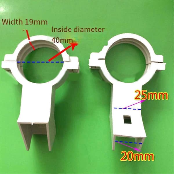 KU Band LNB Holder for Satellite Dishes 20mm Plastic Mount, Weatherproof for Multiple Antenna Sizes