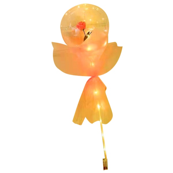 Luminous Balloon Rose Bouquet Läpinäkyvä pallokimppu ystävänpäivä