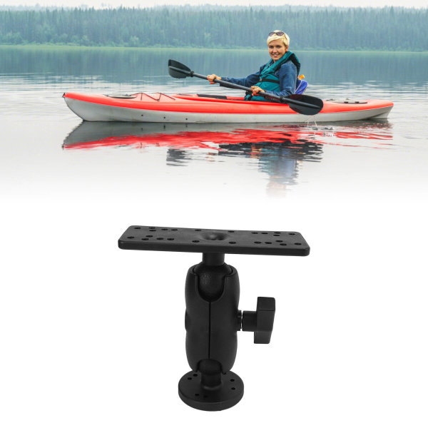 360 Degree Swivel Marine Kayak Electronic Fish Finder Mount GPS Plate Rotating Supporter