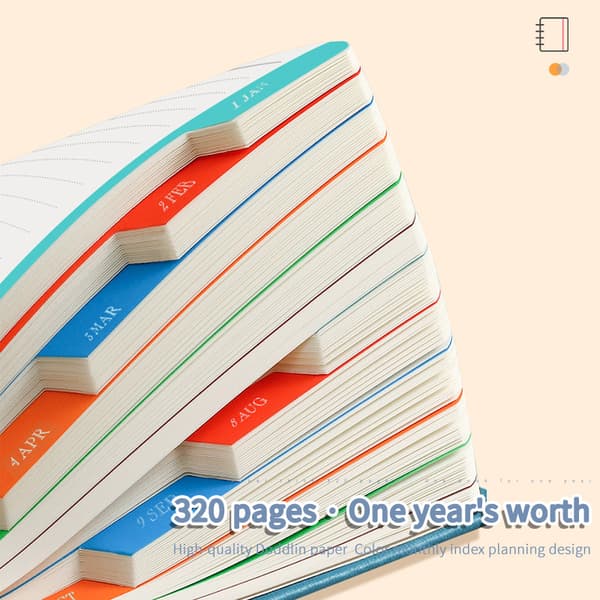 2027 Schema (engelsk versjon) Kalender, notatbok, journal, tidsplanlegger (svart)