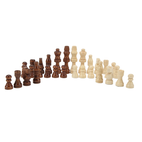 32 st schackpjäser endast med filt för professionella nybörjare familj
