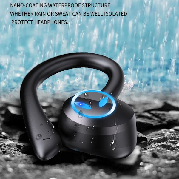 Sport Bluetooth Hörlurar, True Wireless Design, Bluetooth 5.3 För Uthållighetsaktiviteter, IP7 Vattentäta Hängande Hörlurar, Magnetiskt Laddningsfodral,