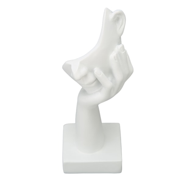 Tænker Ansigtsstatue Resin Ansigtsskulptur Figur Borddekorationer