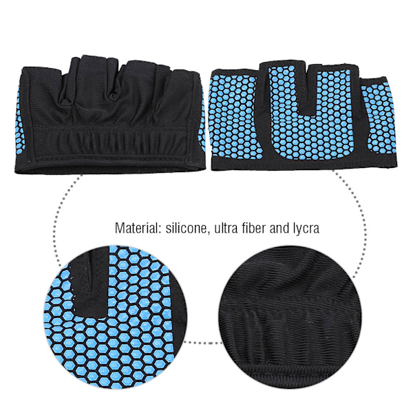 Tyngdlyftningshandskar för Kvinnor Män, Anti-Slip Design Snabbtorkande Tyg Fullt Handflateskydd Andningsbart Mesh, Idealisk för Yoga Pull-Up Spinning Hantel