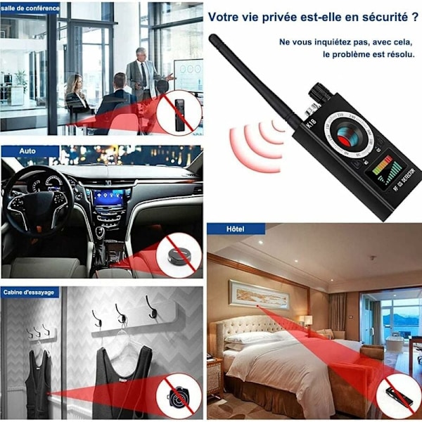Professionell Integritetsskyddare, Multifunktionella Dolda Kameradetektorer, Infraröd Detektion, Magnetfältsdetektion För Resor, Hotell, Airbnb,