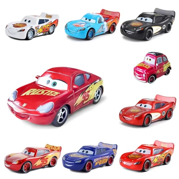 Disney Pixar Biler 2 3 Lynet McQueen Sally Luigi Samleobjekt Metall Legering Støpt Mini Modell Lekebiler Barn Bursdagsgave