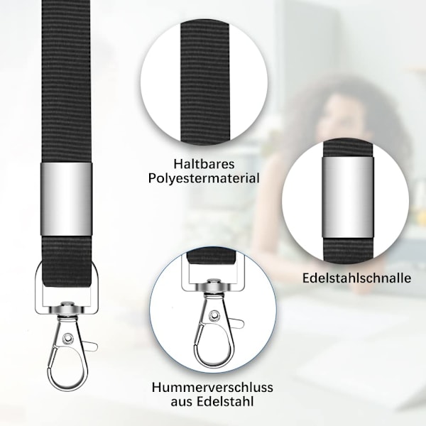 Kraftigt Telefonhalsband, Snabbkopplingsdesign För Bekvämlighet På Språng, Justerbar Längd För Att Passa Individuella Preferenser, Mjukt Och Bekvämt