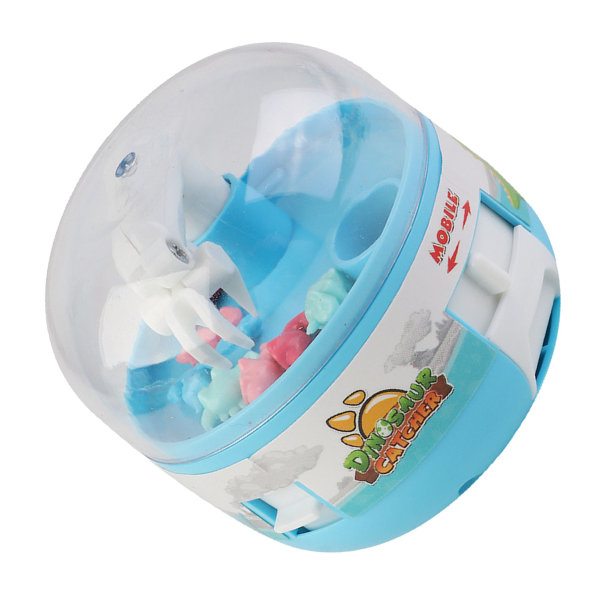 Kids Mini Doll Grabber Machine Improve Coordination Electric Dinosaur Grabber Game Toy Blue