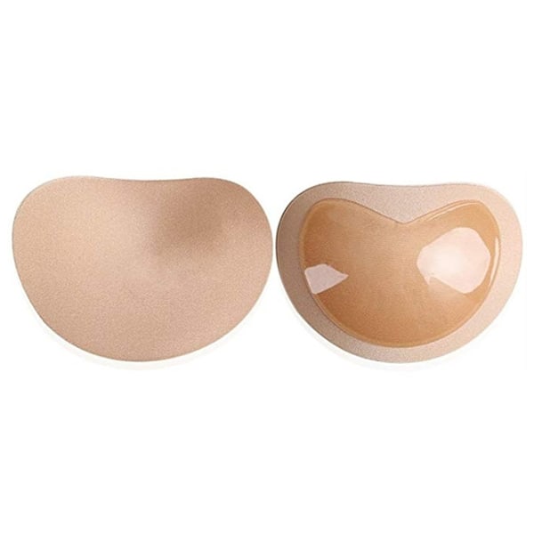 1 Pair Removable Silicone Self Adhesive Bra Pads Bikini Push Up Bra Insert Bra Pads Silicone Pads