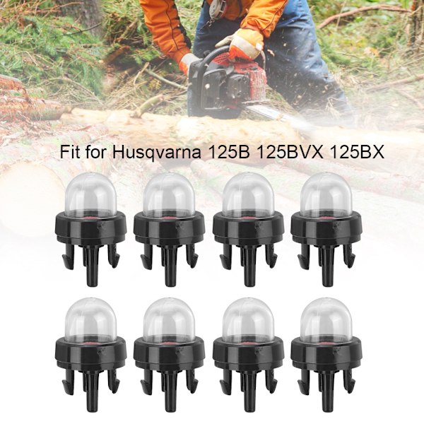 8Pcs Chainsaw Primer Bulb Replacement Accessories Fit for Husqvarna 125B 125BVX 125BX