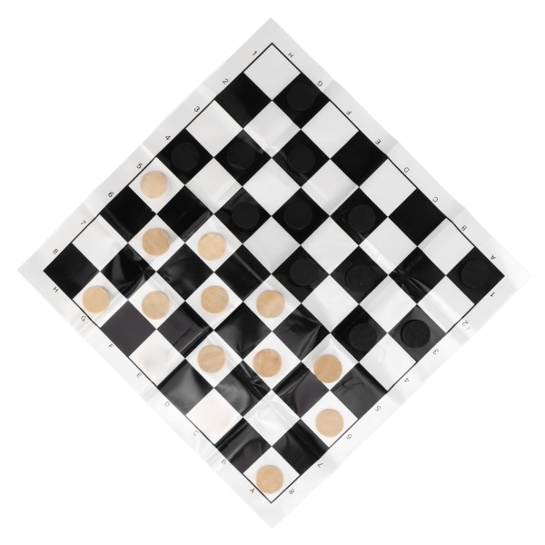 Wooden International Checkers Brädspel Checkers Pieces Film