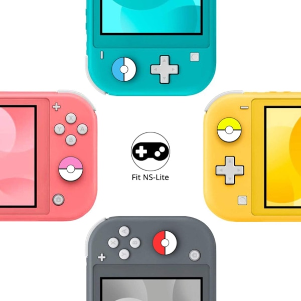 Mjukt silikon joystick-skydd, halkfritt och svettskyddande, lätt att installera, skydd mot repor, halkfri design för Nintendo Switch-kontroller