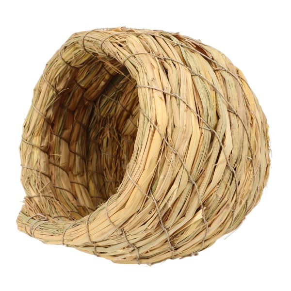 Bird Grass Hut Comfortable Hand Woven Birdhouse for Parakeets Budgerigars Parrots Finches Sparrows