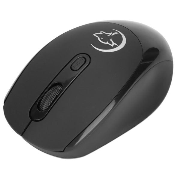 Tyst Trådlös Mus med Ergonomisk Design för Stationär Dator och Bärbar Dator, Justerbar DPI 2.4GHz Anslutning för Fritidsspel, Underhållning och Kontor, USB
