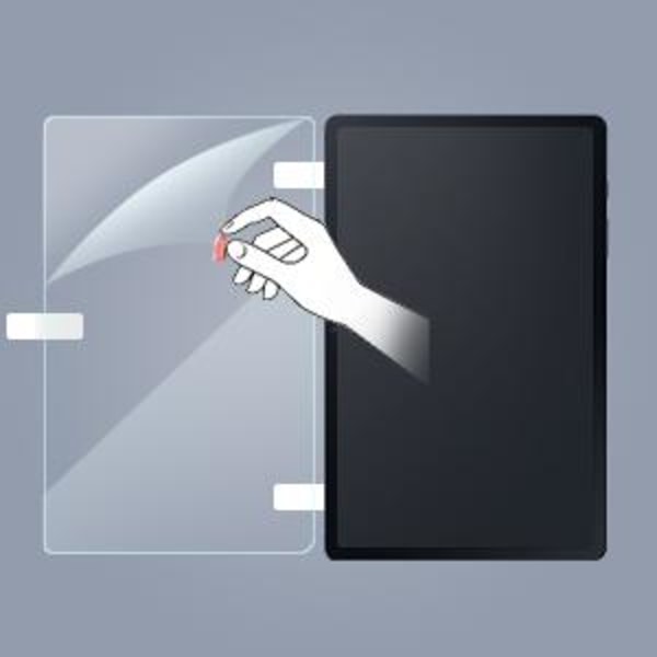 Reptåligt Skärmskydd, 2-pack Hög Känslighet Skärmskydd för Samsung Galaxy Tab S7 FE 2021/S7 Plus, Enkel Installation med Automatisk Fästning och