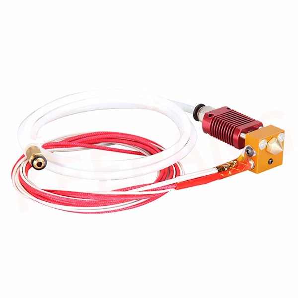 Helt Metall Hotend Uppgraderingskit, Perfekt För Creality Ender 3 Serien 3D-Skrivare, Termistor Säkerställer Exakta Temperaturavläsningar, Keramisk Patron