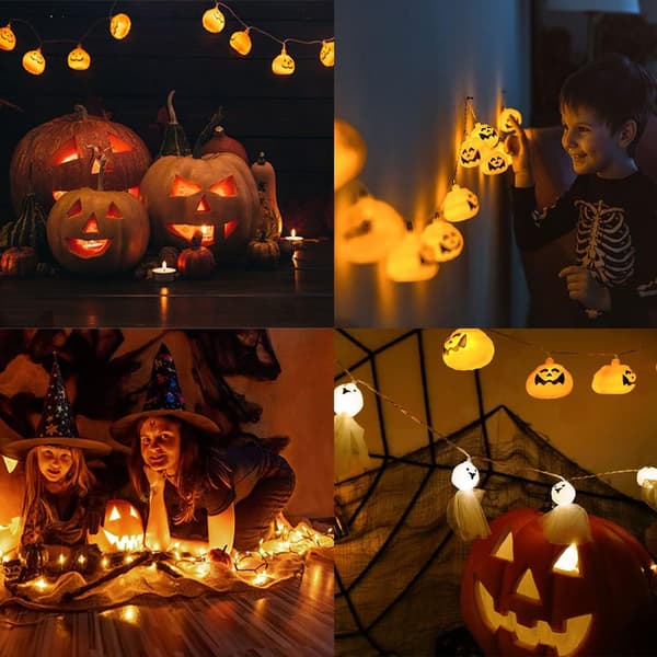 3 m 20 LED-lys for Halloween-dekorasjon fest