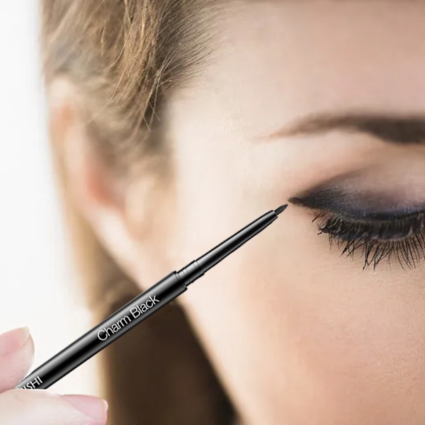Waterline Eyeliner Pencil (Svart+Brun) - Mjuk Vattenfast Långvarig Eyeliner - Vegansk, Cruelty-Free, Tillverkad av Naturliga Ingredienser