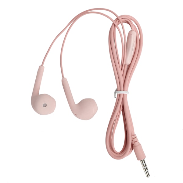 Ergonomiskt Designade In-ear Hörlurar, Professionell Ljudkvalitet HiFi Stereo, Trasselfria Trådbundna Hörlurar med Mikrofon, Bekväm Lyssning