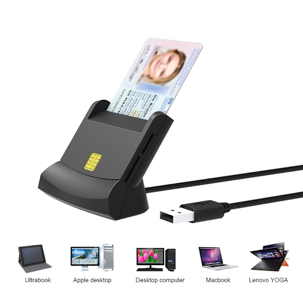 Emv Sim Eid Skrivare Programmerare, Mångsidig Lösning För Flera Kort Inklusive Cac, Id Och Sd, Kompatibel Med Windows, Mac Os Och Linux
