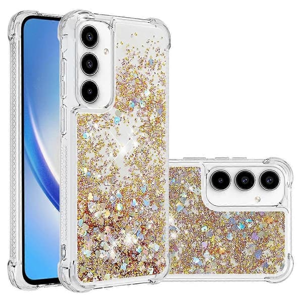 Til Samsung Galaxy A56 5G TPU-deksel Glitter Kvikkleire Støtsikkert Telefondeksel