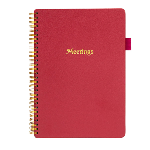 1 st anteckningsbok för arbetsmöte - Planerare för arbetsanteckningsbok -