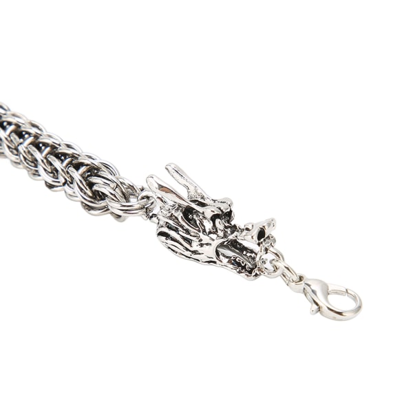 Dragon armbånd tyk kæde design legering antik sølv farve