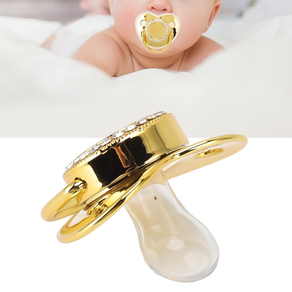Baby Snygg Giftig gratis gör-det-själv fotodekoration Spädbarn Bling set för nyfödd guld M