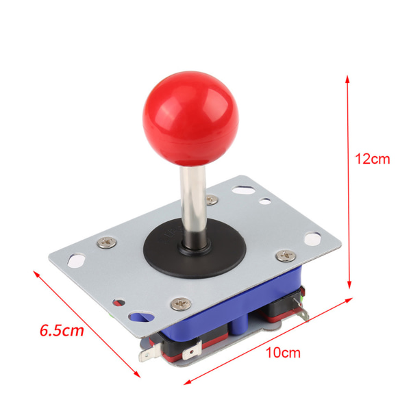 1 stk. Klassisk konkurrencestil 2/4/8-vejs joystickkugle til arkadespil