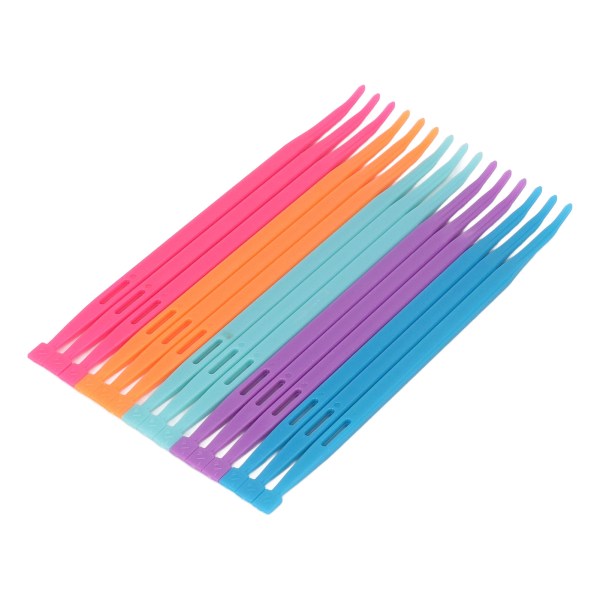 15 stk Sytakter Assorterte farger Solid slitesterk plast