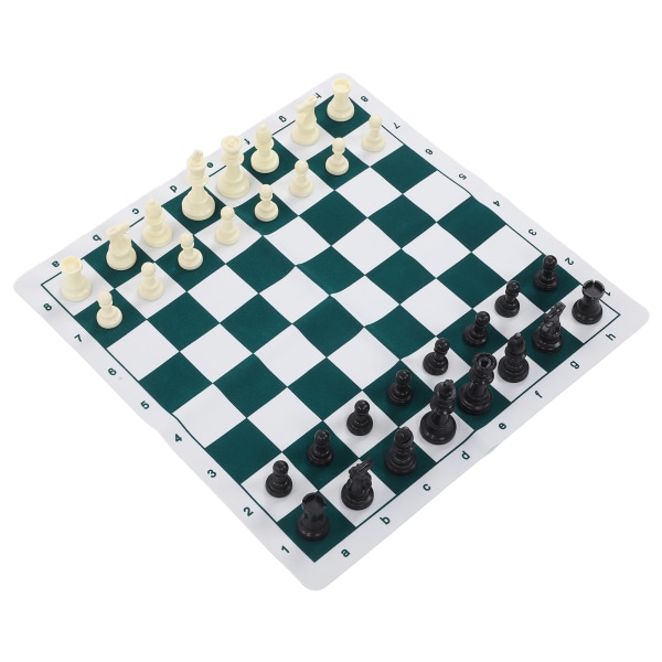 Sjakksett Plast sjakkbrettsett skrivebordsspill med 50x50cm