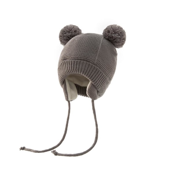 2021 New Winter Baby Kids Warm Knit Ear Hat and Warm Hanskesett