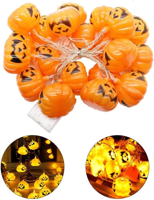 3 m 20 LED-lys for Halloween-dekorasjon fest