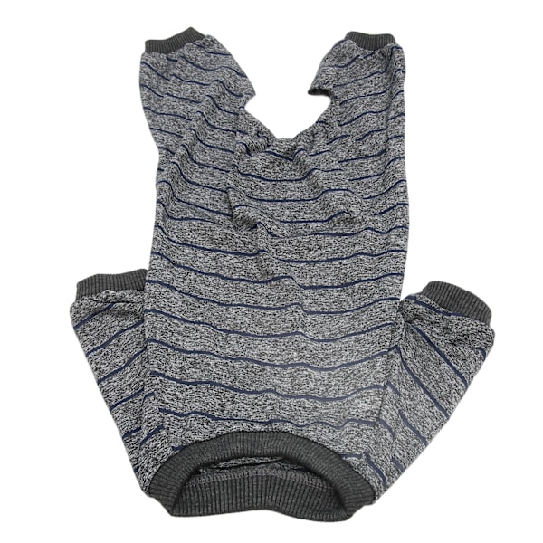 Husdjurs Onesie med Fötter, Hunddräkt för Efter Operation, Premium Polyester Helkroppsdräkt för Hundar för Inomhus- och Utomhusbruk, Bekväm och Andningsbar