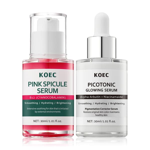KOEC Viral Pink Microneedle Serum – Silverförkalkningsserum