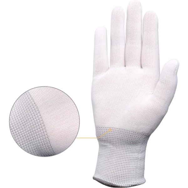 Säkerhetsarbetshandskar, Bekväma arbetshandskar med grepp, Andningsbar design, Flerfunktionsmekanikerhandskar, Mycket slitstarka, Perfekta för män och kvinnor, 6
