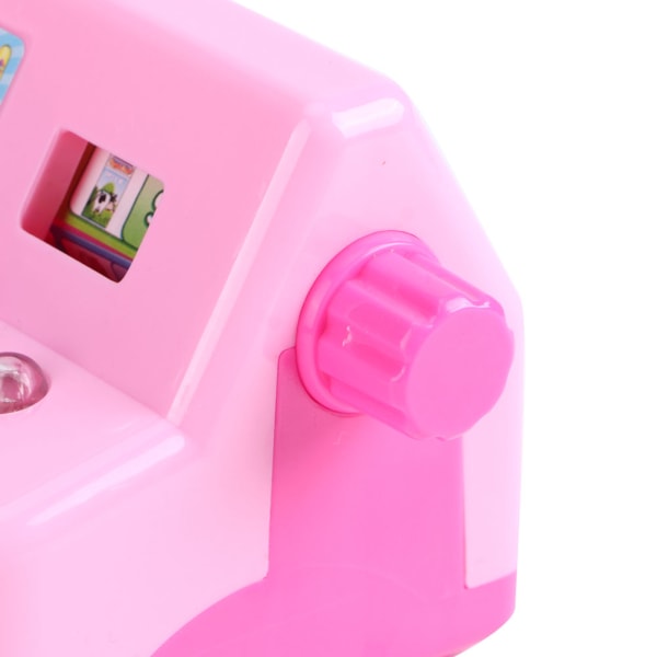 Simulerad kassaregisterleksak för stormarknad, liten hushållsapparat, låtsasleksaker, rosa