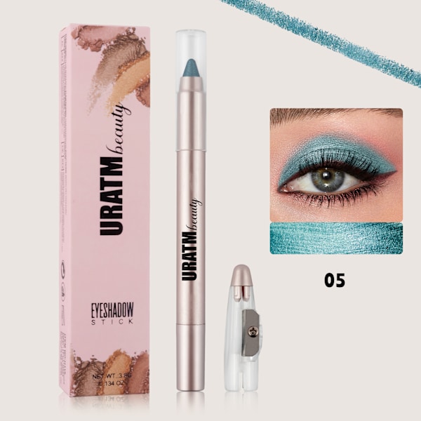 Eyeliner Pencil (Neonblå Shimmer) Høytytende, Vanntett, Overførings- og Smudgesikker Eyeliner, Fuktighetsgivende og Livlig Eyeliner Pencil Glir Lett På