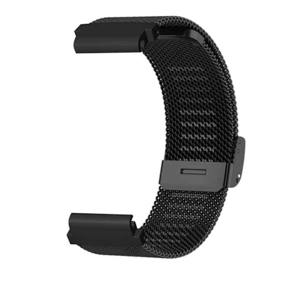 Klokkestropp 22mm rustfritt stål Mesh justerbar erstatningsstropp for Amazfit Falcon T‑REX 2 Ultra Svart